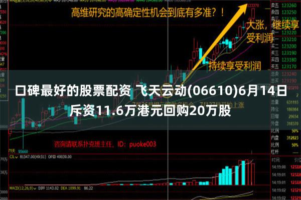 口碑最好的股票配资 飞天云动(06610)6月14日斥资11.6万港元回购20万股