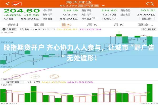 股指期货开户 齐心协力人人参与，让城市“野广告”无处遁形！