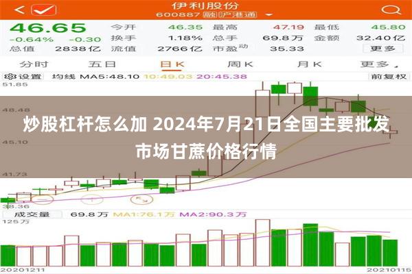 炒股杠杆怎么加 2024年7月21日全国主要批发市场甘蔗价格行情