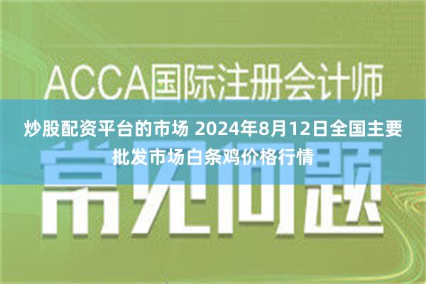 炒股配资平台的市场 2024年8月12日全国主要批发市场白条鸡价格行情