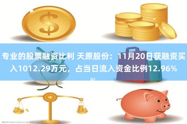 专业的股票融资比利 天原股份：11月20日获融资买入1012.29万元，占当日流入资金比例12.96%