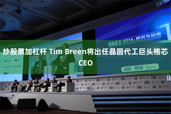 炒股票加杠杆 Tim Breen将出任晶圆代工巨头格芯CEO